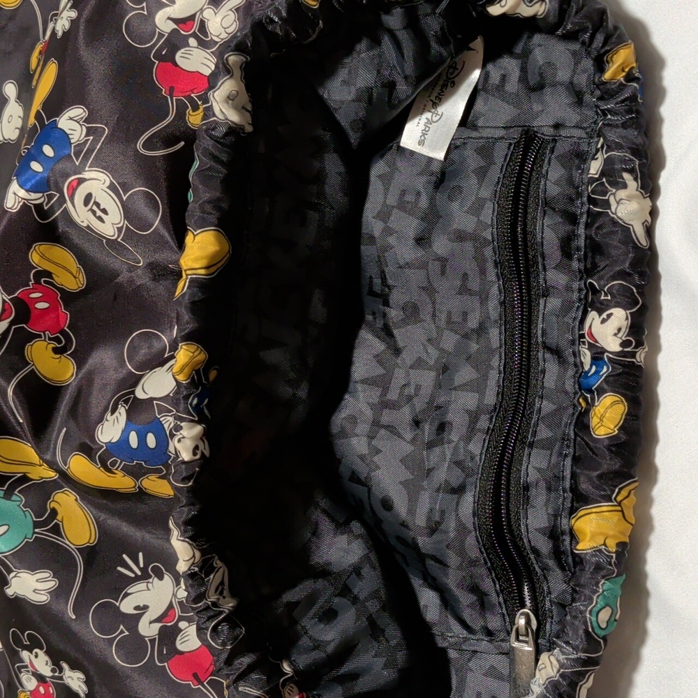 Mickey Mouse Drawstring Backpack Walt Disney Worl… - image 4